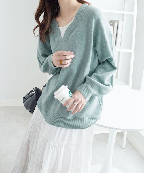 Viola e Viola（ヴィオラ エ ヴィオラ） ニット セーター 「洗える