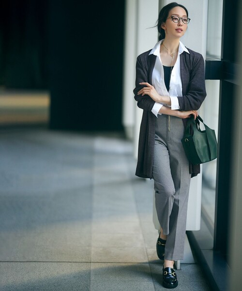 カーディガン 「洗える」サステナブルウール ショールカラー