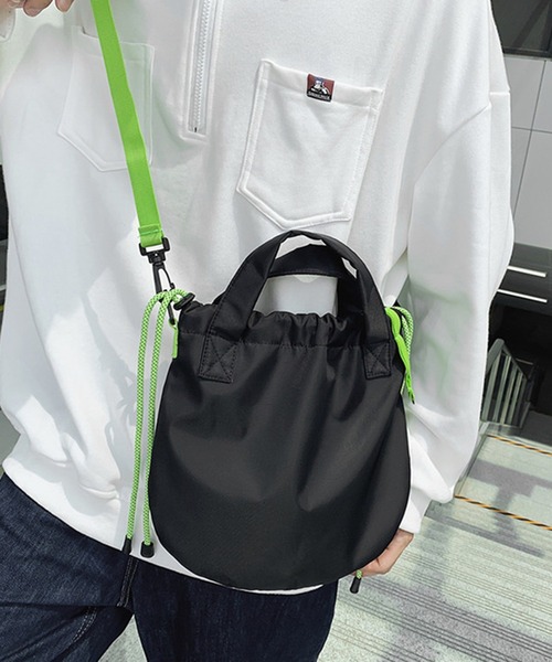 BENDER TOKYO ショルダーバッグ バッグ 「UNISEX」巾着バッグ 2way