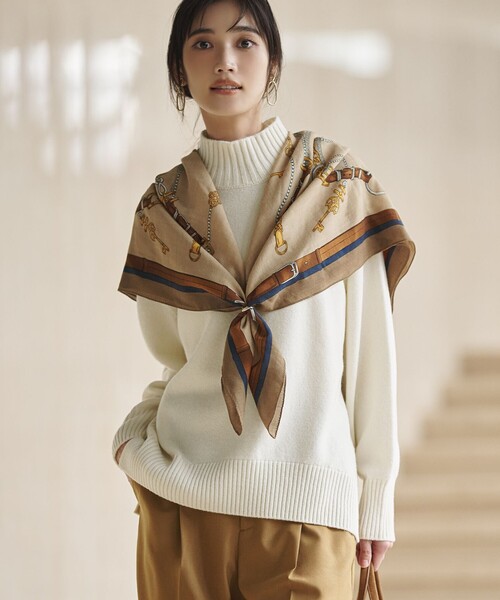 23区（ニジュウサンク） ニット セーター カシミヤブレンド ハイネック