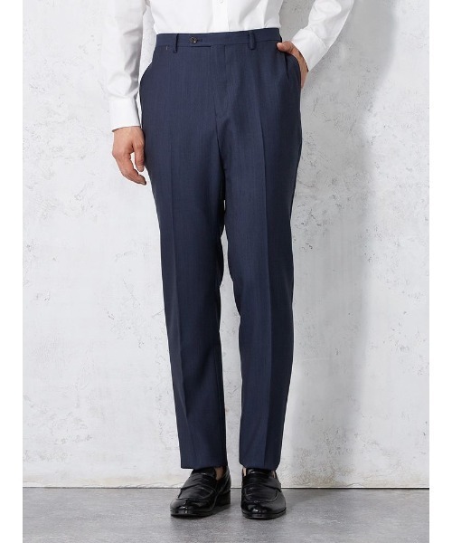 EDWIN（エドウィン） スラックス ウール混デニムライク パンツ