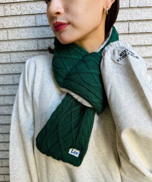 Lee（リー） ネックウォーマー スヌード LEE / CABLE KNIT MUFFLER