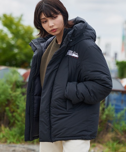 FIRST DOWN（ファーストダウン） ダウンジャケット ダウン ラップ