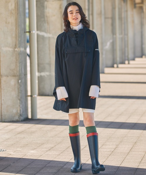 AIGLE（エーグル） 長靴 レインブーツ ミリカ ヒールラバーロング