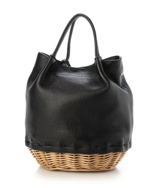 perche（ペルケ） トートバッグ perche / 牛革×ヤナギ底2wayトート