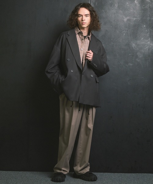 MAISON SPECIAL（メゾンスペシャル） スラックス 「UNISEX」Wool Mix