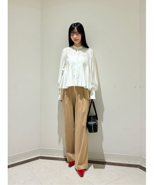 allureville（アルアバイル） ブラウス シャツ ヘムマチフレアブラウス