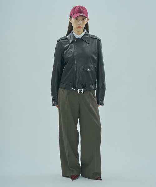 sisii（シシ） レザージャケット ライダース (SISII x GENE HEAVENS