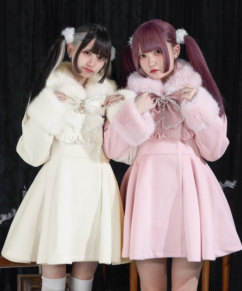 Pal elfy コート アウター リボンプリンセスコート/地雷系 量産型