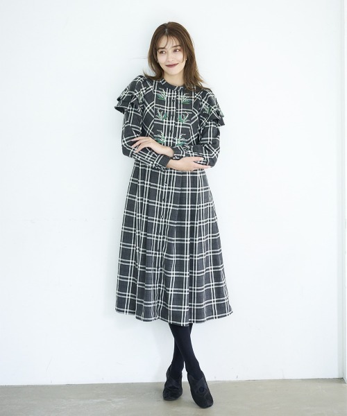 Chesty（チェスティ） ワンピース チェックミュゲワンピース