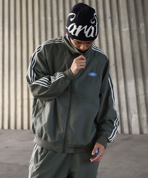 CHIKABA（チカバ） ナイロンジャケット 「CHIKABA SAUNA CLUB」 サイド