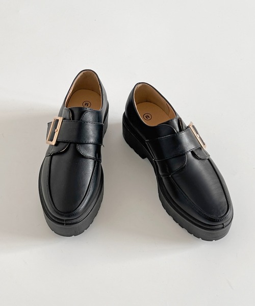 Shoes in Closet（シュークロ） ローファー 軽量厚底 マニッシュ ワン