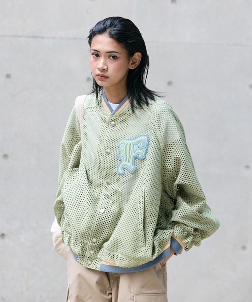FACETASM（ファセッタズム） スタジャン MESH STADIUN JACKET メッシュ