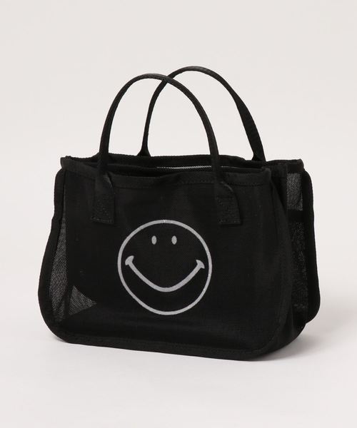 cache cache（カシュカシュ） ポーチ cachecache / スマイルモチーフ