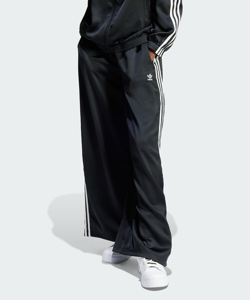adidas（アディダス） スウェットパンツ ジャージ サテン ワイドレッグ