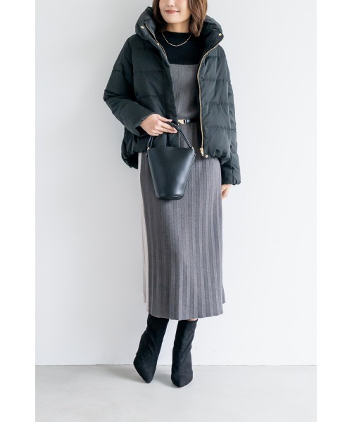 M.deux（エムドゥ） ダウンコート ダウンジャケット ピーチスキン