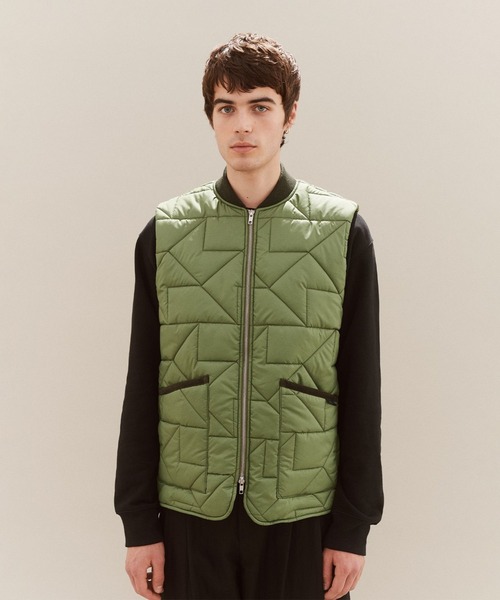 LAVENHAM（ラベンハム） ベスト ジレ Big Quilt Bomber Gilet Mens
