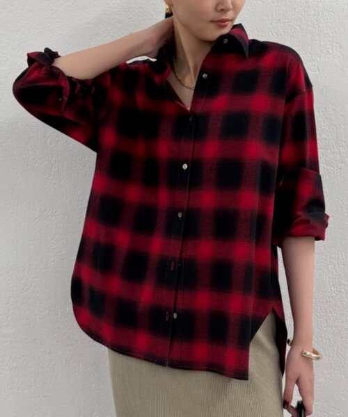 Loungedress（ラウンジドレス） ブラウス シャツ ベーシックオンブレ