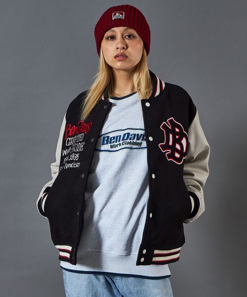 BEN DAVIS（ベンデイビス） スタジャン メンズ レディース : ZOZOTOWN