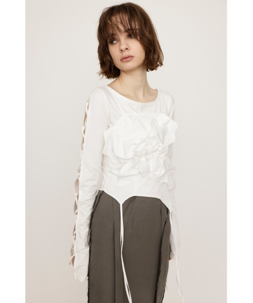 SLY（スライ） キャミソール FLOWER MOTIF BUSTIER フラワー モチーフ