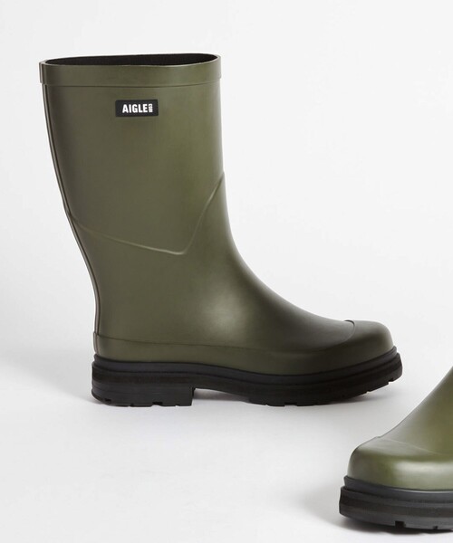 AIGLE（エーグル） レインシューズ 長靴 ミッドレインラバーブーツ