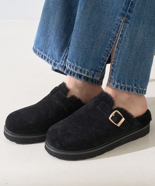 MOHI（モヒ） サンダル 「MOHI/モヒ」ファーサボシューズサンダル