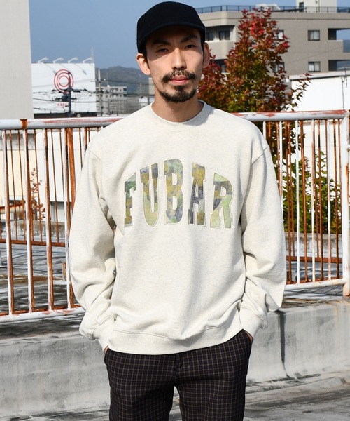 Johnbull（ジョンブル） トレーナー スウェット ロゴクルーネック