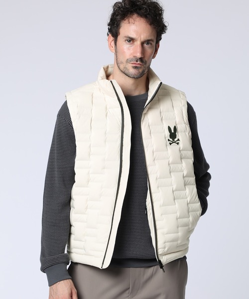 Psycho Bunny（サイコバニー） ダウンベスト ベスト シームレス ダウン