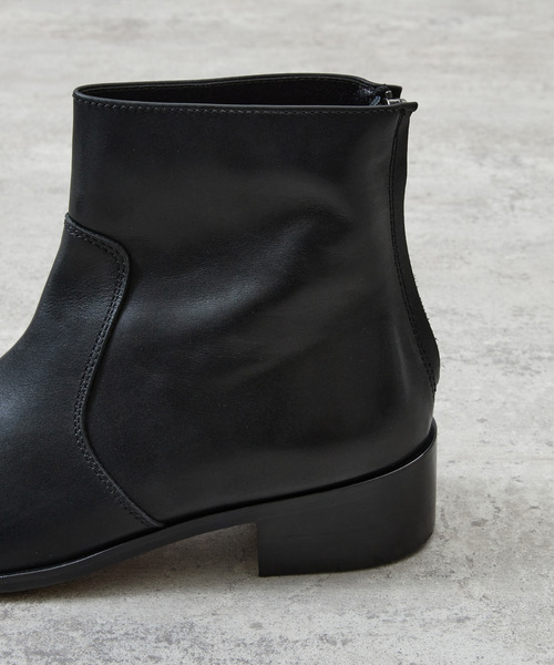 PADRONE（パドローネ） ブーツ パドローネ / BL BACK ZIP BOOTS バック