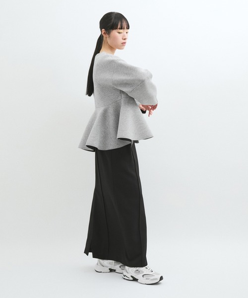 ADAM ET ROPE'（アダムエロペ） カーディガン 「洗える」エッグ