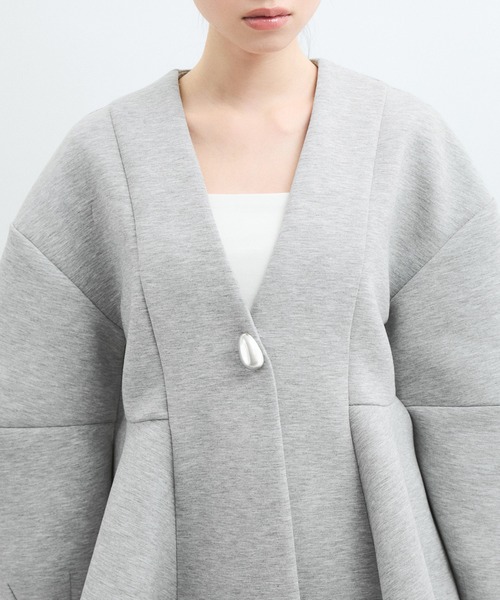 ADAM ET ROPE'（アダムエロペ） カーディガン 「洗える」エッグ