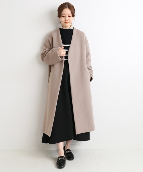 IENA（イエナ） ノーカラーコート コート MANTECO ノーカラーコート