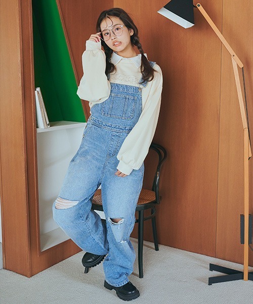 LOVETOXIC サロペット オーバーオール 「GOODPRICE」デニム