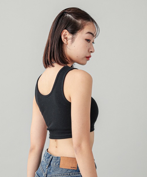 X-girl（エックスガール） タンクトップ ノースリーブ BRA TOP