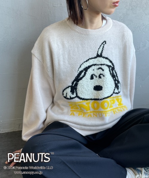 SEQUENZE ニット セーター 「SEQUENZ/シークエンズ」 SNOOPY ビッグ