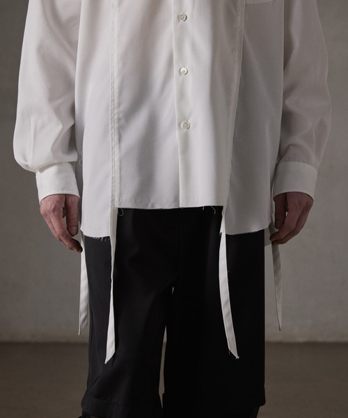 GRANCY シャツ 「GRANCY」Damage Docking DesignShirt / ダメージ