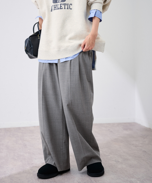 FRAMeWORK（フレームワーク） スラックス パンツ 「WEB限定追加