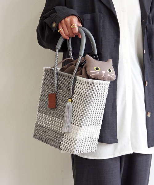 かごバッグ カゴバッグ WOVEN (ウーヴン) / メキシコ製 メルカドバッグ