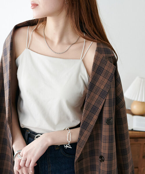 Discoat（ディスコート） キャミソール 「3サイズ展開」吸水速乾カップ