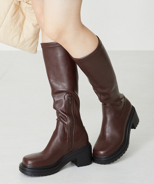 ORiental TRaffic（オリエンタルトラフィック） ブーツ ＼ 厚底 細見え