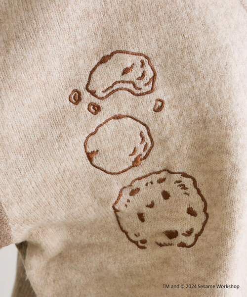 ear PAPILLONNER（イア パピヨネ） カーディガン 「SESAME STREET