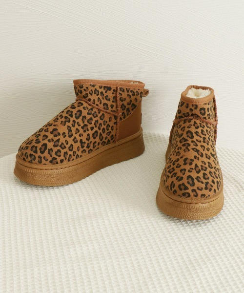 miniministore（ミニミニストア） ブーツ 厚底ムートンブーツ