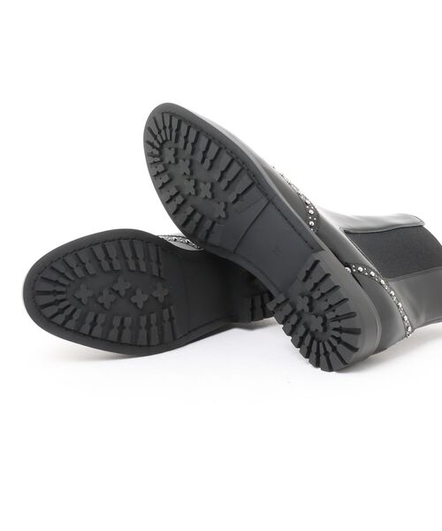 アルテサノス スペイン スタッズサイドゴアブーツ 黒 38 TITE IN THE