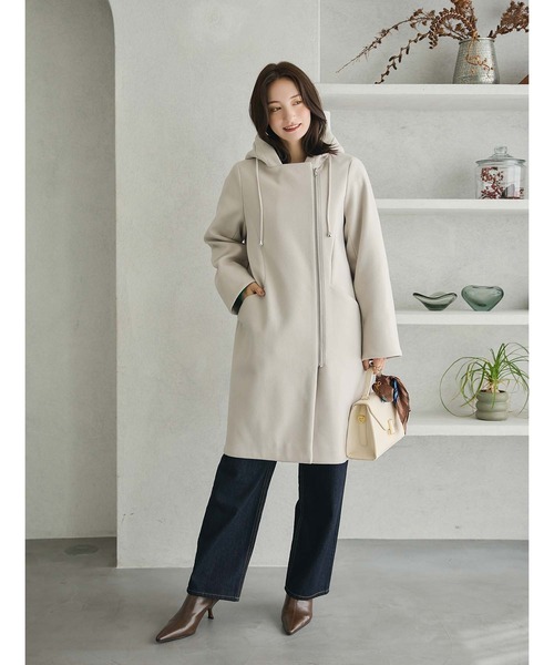 fifth（フィフス） アウター フード付きジップコート レディース