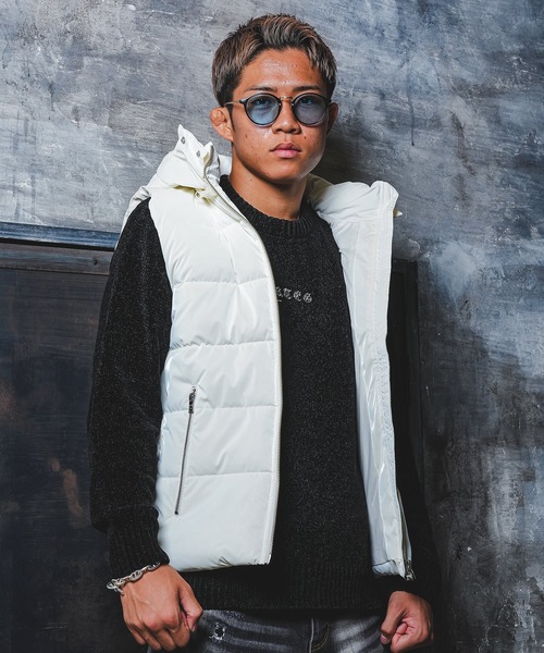 adamsJUGGLER（アダムスジャグラー） ダウンベスト ベスト RTEGバック