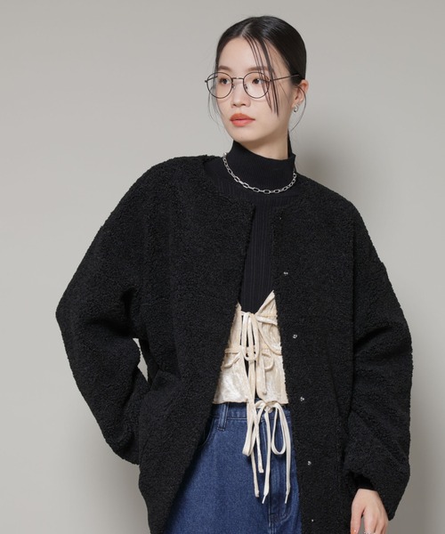 NANO universe（ナノ・ユニバース） ノーカラーコート コート