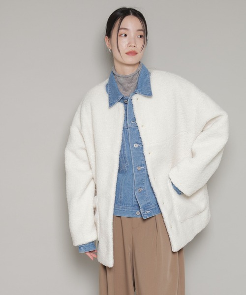 NANO universe（ナノ・ユニバース） ノーカラーコート コート