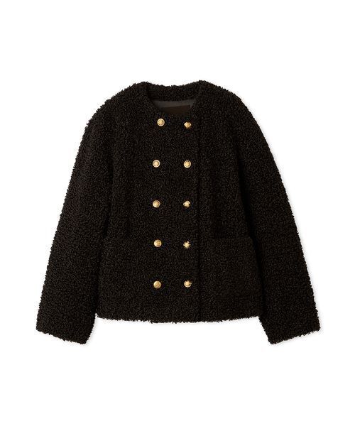 Mila Owen（ミラオーウェン） ジャケット ノーカラージャケット 金釦