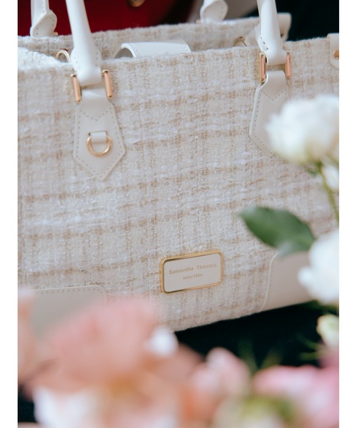Samantha Thavasa（サマンサタバサ） ハンドバッグ ファンシーツイード