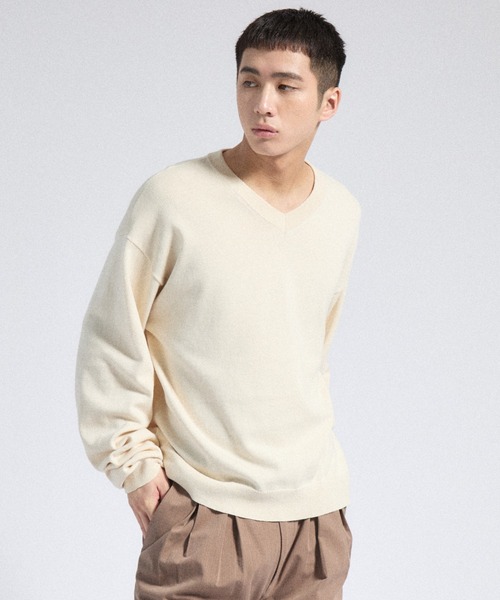 Parts Lab. セーター ニット 「Parts Lab.」Basic Cotton Linen Kint